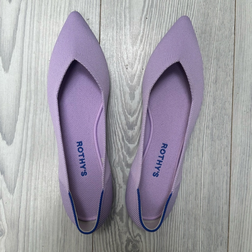 Rothy’s The Point BRAND NEW Soft Orchid size 10